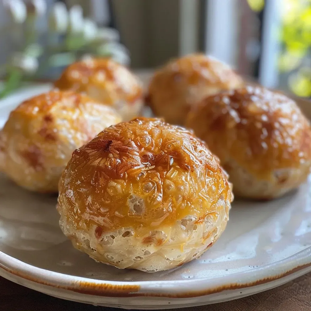 Side view of juicy energy balls on a rustic surface.