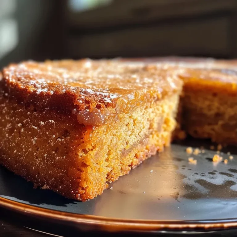 Le cake aux épices d’automne qui réchauffe le cœur A side view of a moist cake aux épices d'automne with a golden-brown crust.