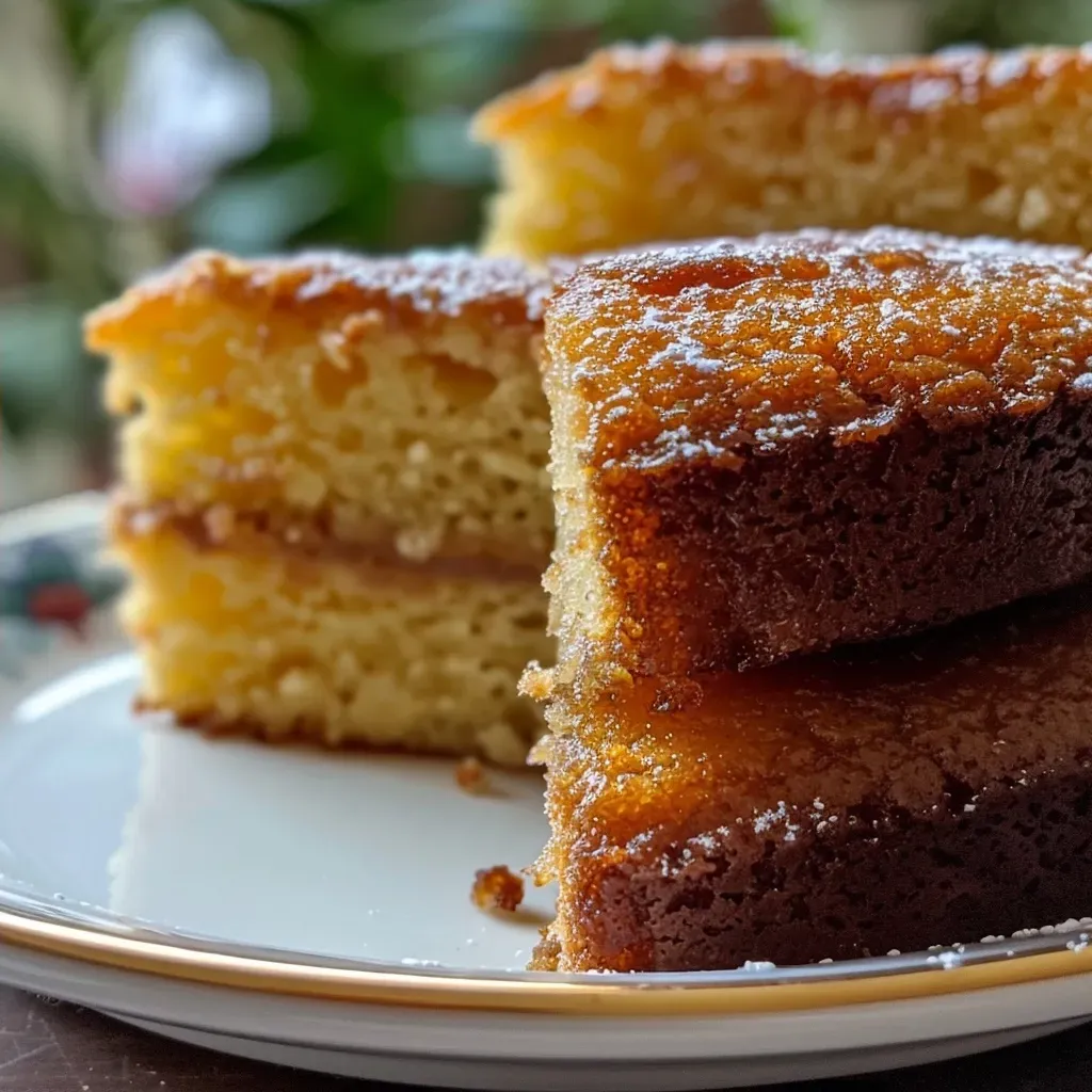 Close-up of a spiced autumn cake showcasing its texture and rich color.