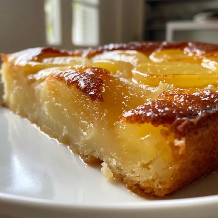 A close-up photo of a moist apple cake, showcasing its golden-brown crust and soft interior.