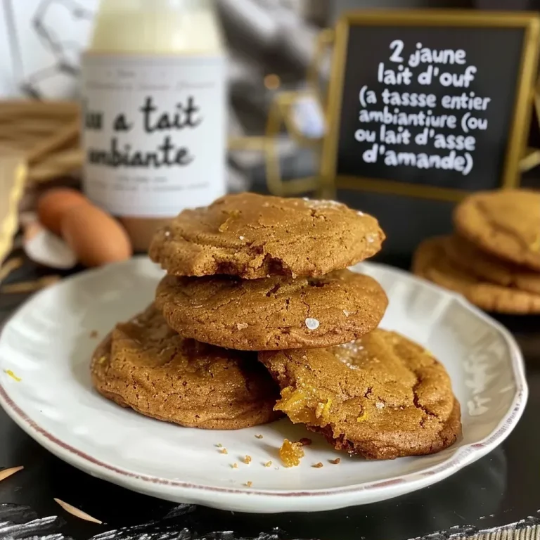 Close-up view of a moist, spiced pumpkin cookie with a golden-brown exterior.