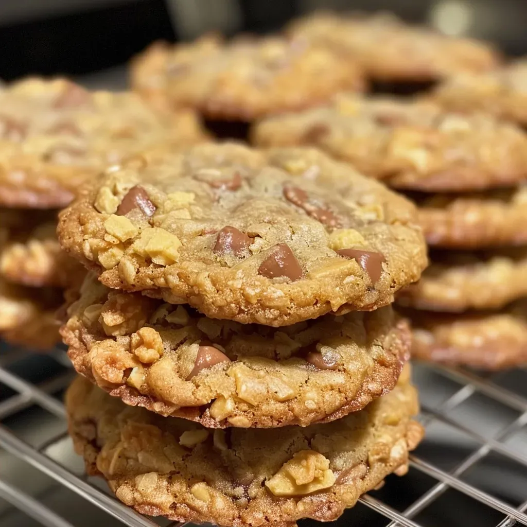 Side view of warm, soft cookies with melted chocolate bits, captured with an iPhone 15 Pro.