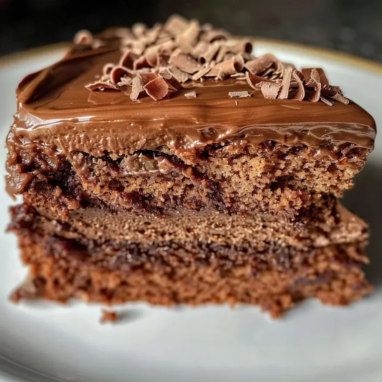 Close-up of a moist chocolate cake made in an air fryer, showcasing a rich texture.