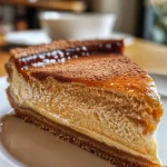 Close-up view of a chocolate and vanilla marble cake with a shiny glaze.