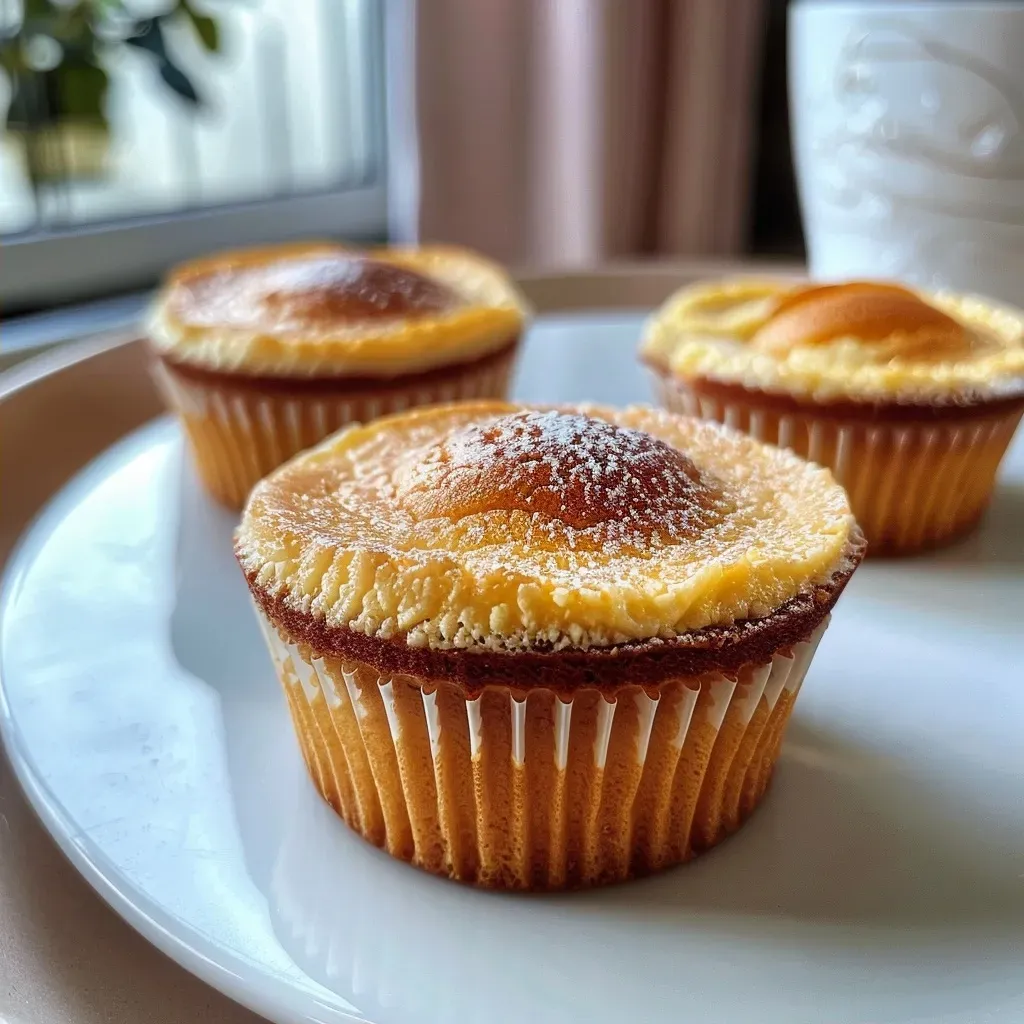 Side view of moist mini cakes made with peanut butter and chocolate chunks.