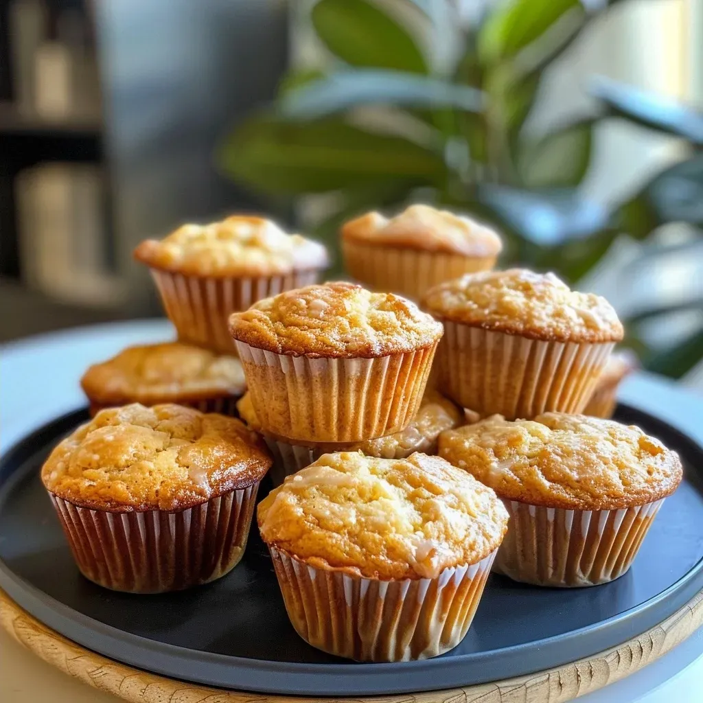 ['Close-up of low calorie muffins with a fluffy texture.', 'Side view of moist muffins showcasing a golden-brown crust.', 'Juicy low calorie muffins displayed on a wooden table.', 'Delicious-looking muffins made from healthy ingredients.']