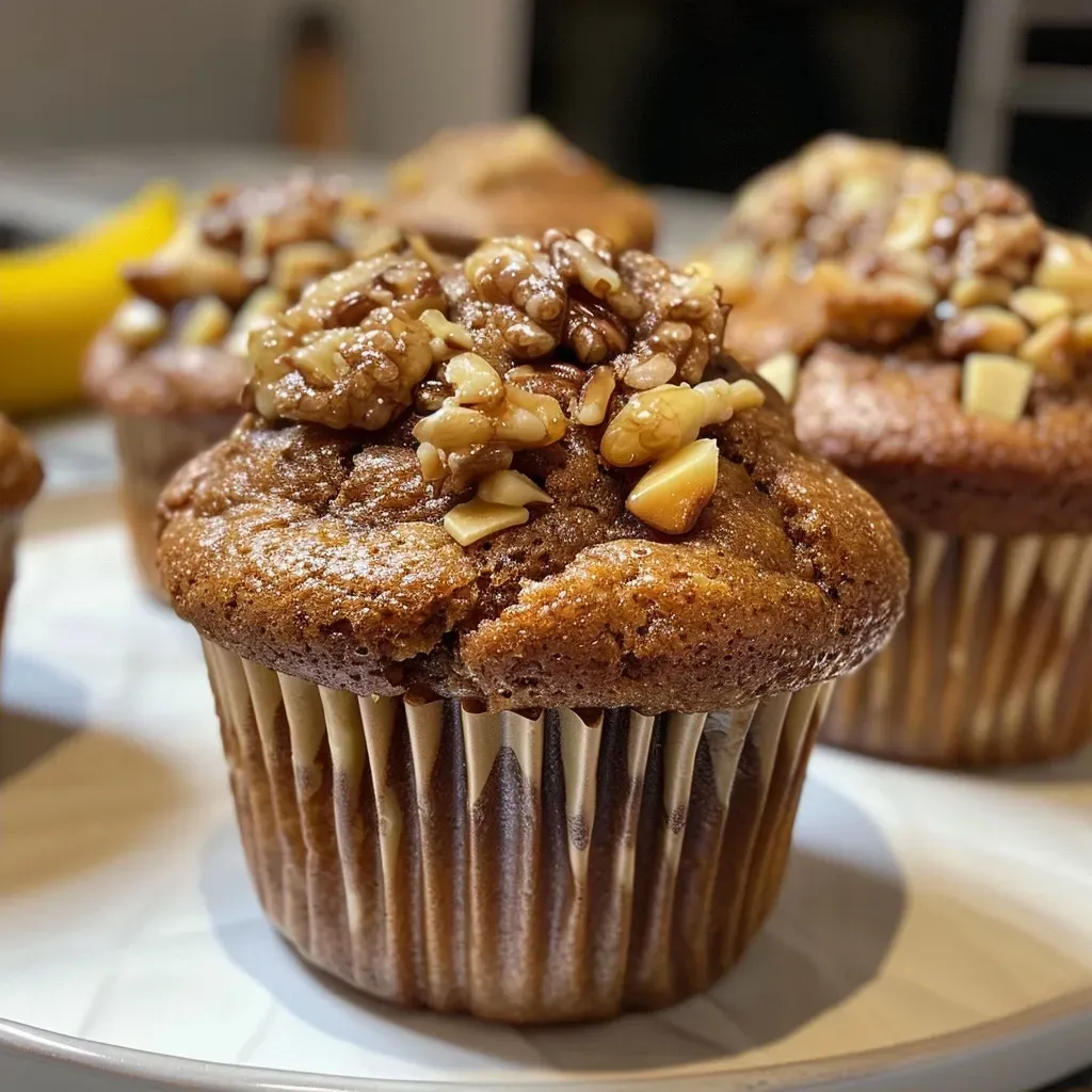 Side view of a delicious, moist muffin made with potimarron.