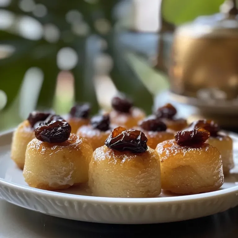 Des petits fours aux raisins qui fondent en bouche : la recette inratable Close-up view of petits fours aux raisins on a plate.