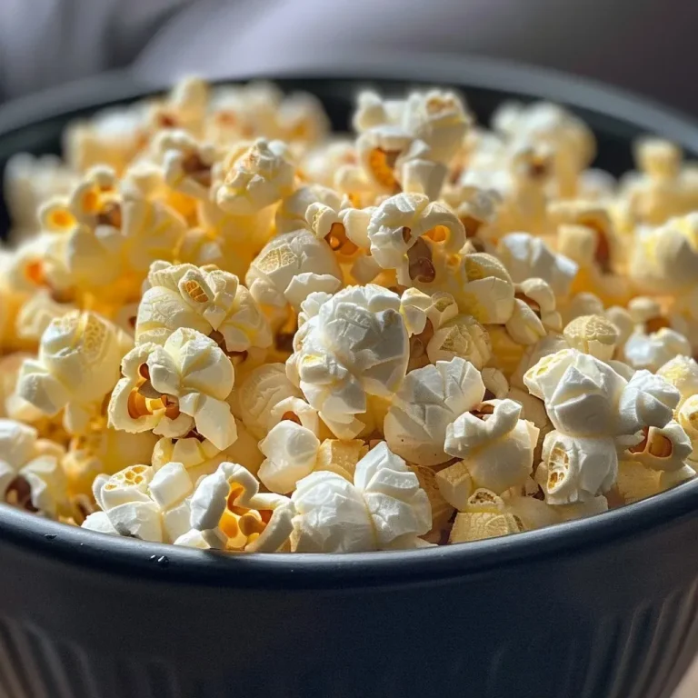 Close-up view of sweet popcorn coated with cinnamon and muscovado sugar.