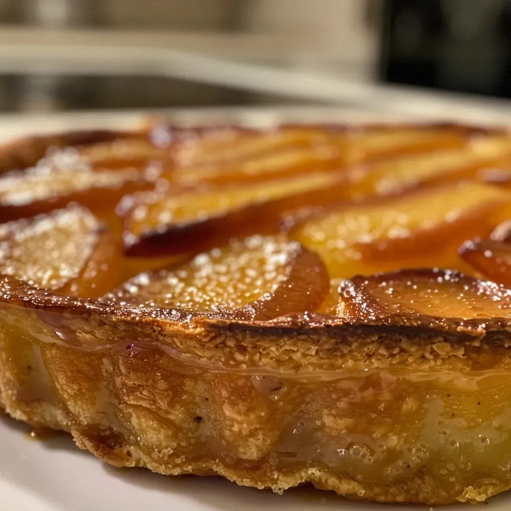 ['Close-up of a sliced Tarte aux marrons, showcasing a golden crust and rich chestnut filling.', 'Side view of a decadent Tarte aux marrons, highlighting its creamy texture and garnished top.', 'Detailed shot of Tarte aux marrons with a flaky crust and smooth chestnut puree visible.', 'Close view of a freshly baked Tarte aux marrons on a rustic wooden table.']