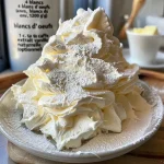 Close-up of a creamy Swiss meringue buttercream in a glass bowl.